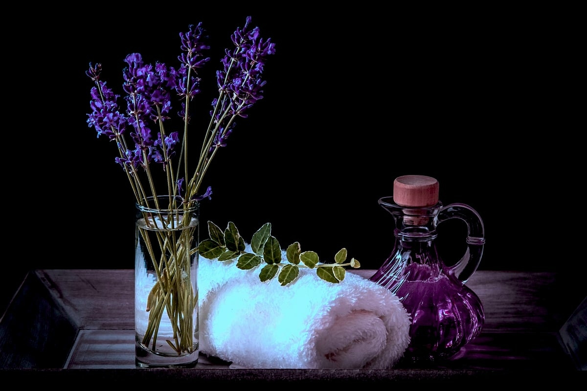 In aromatherapy lavender is used as lavender essential oil